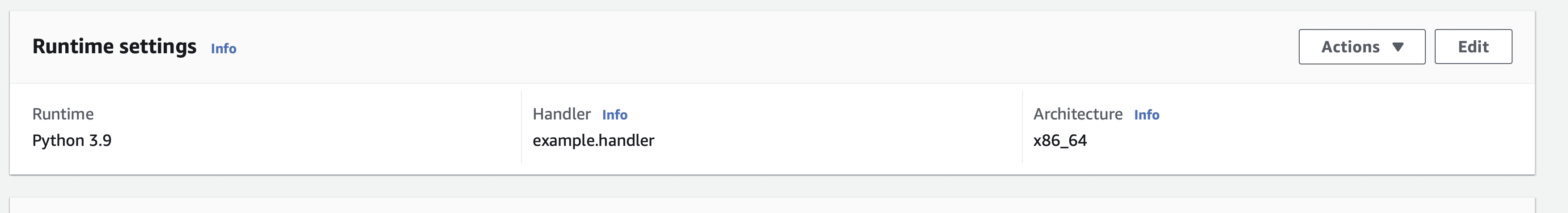 Function Settings
